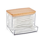 Up Ahşap Kapaklı Pamuk Organizeri