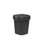 Comfort Dust Bin Siyah Çöp Kovası - 8 lt