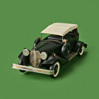 Home Dekoratif Metal Araba - Siyah - 30x8 cm