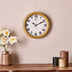 200-A Duvar Saati - Sarı - 30 cm