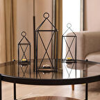 Dekoratif Mum Feneri - 36x13x13 cm