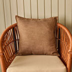 Soft Palm Breeze Haris Kırlent - Kahverengi - 45x45 cm