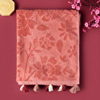 Soft Granny Summer Flos Yüz Havlusu - Gülkurusu - 50x90 cm