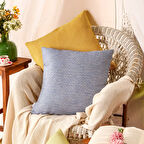 Soft Aldo Kırlent - Mavi - 50x50 cm