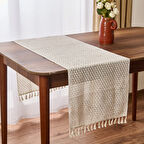 Soft Santa Runner - Ekru - 35x145 cm