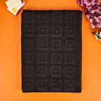 Soft Kybele Banyo Havlusu - Siyah - 68x137 cm