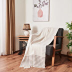 Soft Natürel Koltuk Örtüsü - Ekru - 180x210 cm