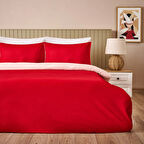 Soft Love Çift Kişilik Nevresim Takımı - Kırmızı / Pembe