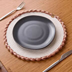 Soft Laetus Amerikan Servis - Ekru - 33x33 cm