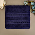 Soft Lapa Yüz Havlusu - Lacivert - 50x90 cm