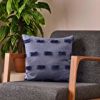 Soft Rosy Kırlent - Mavi- 45x45 cm