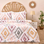 Soft Simbolo Çift Kişilik Nevresim Takımı - Renkli