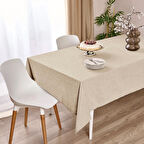 Soft Faralya Masa Örtüsü - Bej - 140x220 cm