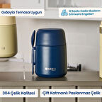 Kitchen Yemek Termosu - Lacivert - 500 ml
