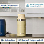 Kitchen Bireysel Termos - Bej - 350 ml