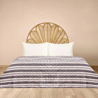 Soft Londra Tek Kişilik Yatak Örtüsü - Antrasit - 160x230 cm