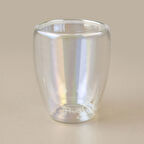 Colors Çift Cidarlı Bardak - Şeffaf - 350 ml
