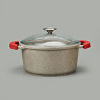 Döküm Tencere - Siyah - 24 cm