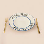 Kitchen Italian Flavors Makarna Tabağı - Beyaz - 27 cm