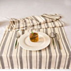 Soft Alno Runner - Ekru / Antrasit - 50x140 cm