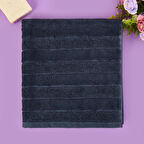 Soft Kadife Ayak Havlusu - Antrasit - 50x70 cm