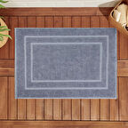 Soft Premium Ayak Havlusu - Mavi - 50x70 cm