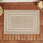 Soft Premium Ayak Havlusu - Bej - 50x70 cm