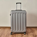 Canal Air Büyük Boy ABS Valiz - Gümüş - 76x52x30 cm