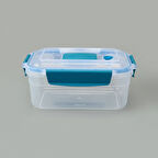 Diktdörtgen Vakumlu Kilitli Saklama Kabı - Asorti - 1,25 lt