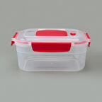 Diktdörtgen Vakumlu Kilitli Saklama Kabı - Asorti - 2,1 lt