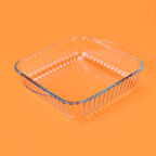 Borcam Fırın Tepsisi - Şeffaf - 19x19 cm