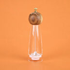 Akrilik Tuz Karabiber Öğütücü - Açık Kahverengi - 24 cm