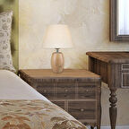 Top Abajur - Kayın Ayak / Krem Şapka