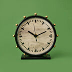 Deco Timon Masa Saati - Siyah - 18 cm