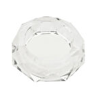 Deco Kristal Yuvarlak Küllük - Şeffaf - 10 cm