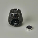 Deco Enyo Seramik Buhurdanlık - Siyah - 11 cm