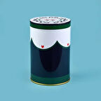 Amore Yuvarlak Tekli Metal Kutu - Renkli - 900 ml