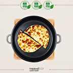 İki Kulplu Gözleme Tavası - Siyah - 36 cm