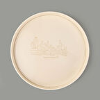 Yuvarlak Tepsi - Krem - 38 cm