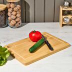 Bambu Kesme Tahtası - Bej - 33x23x1,5 cm