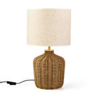 Lighting Green Culture Rattan Abajur - Natürel / Krem