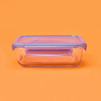 Lockie&Lock Saklama Kabı - Şeffaf / Mavi - 1030 ml