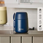 Kitchen Yemek Termosu - Lacivert - 500 ml