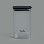 Porter Saklama Kabı - Siyah / Şeffaf - 1,5 lt