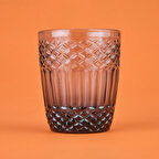 Vega 4'lü Su Bardağı Seti - Füme - 300 ml