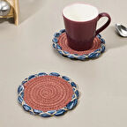 Soft Laetus Bardak Altlığı - Kiremit - 13x13 cm