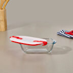 Cook & Head Dikdörtgen Kilitli Saklama Kabı - 0,4 lt