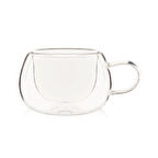 Double Wall Cam Kupa - Şeffaf - 160 ml