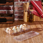 Kapaklı Yumurta Saklama Kabı - Şeffaf