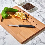 67633 Tırtıklı Soyma Bıçağı - Siyah - 8 cm